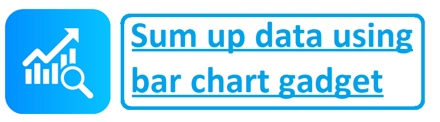 Bar chart gadget configuration