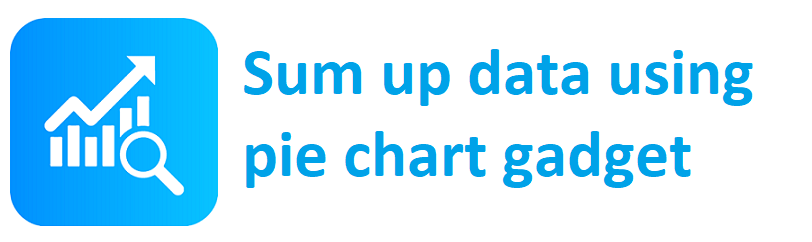 Pie chart gadget configuration